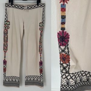 Vintage Lucky Brand Vibrant Embroidered Pant
